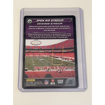2021 Panini NFL Five Chiefs Stadium* Holo Foil Swirl Card #C95 NFL AFC KC Chiefs