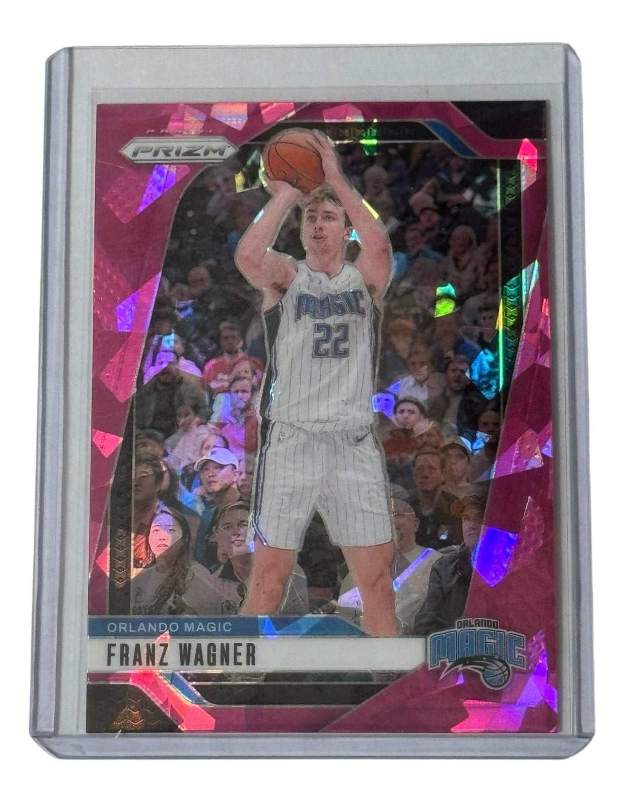 Franz Wagner Orlando Magic NBA Panini Prizm Pink Cracked Ice collector card