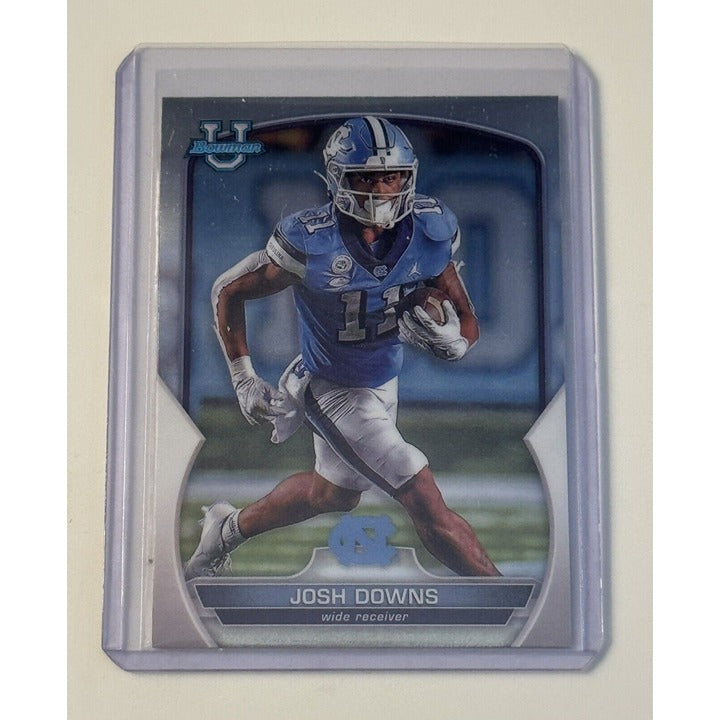 2022 1st Bowman Chrome University - Josh Downs RC Card #30 - Tar Heels/NFL Colts