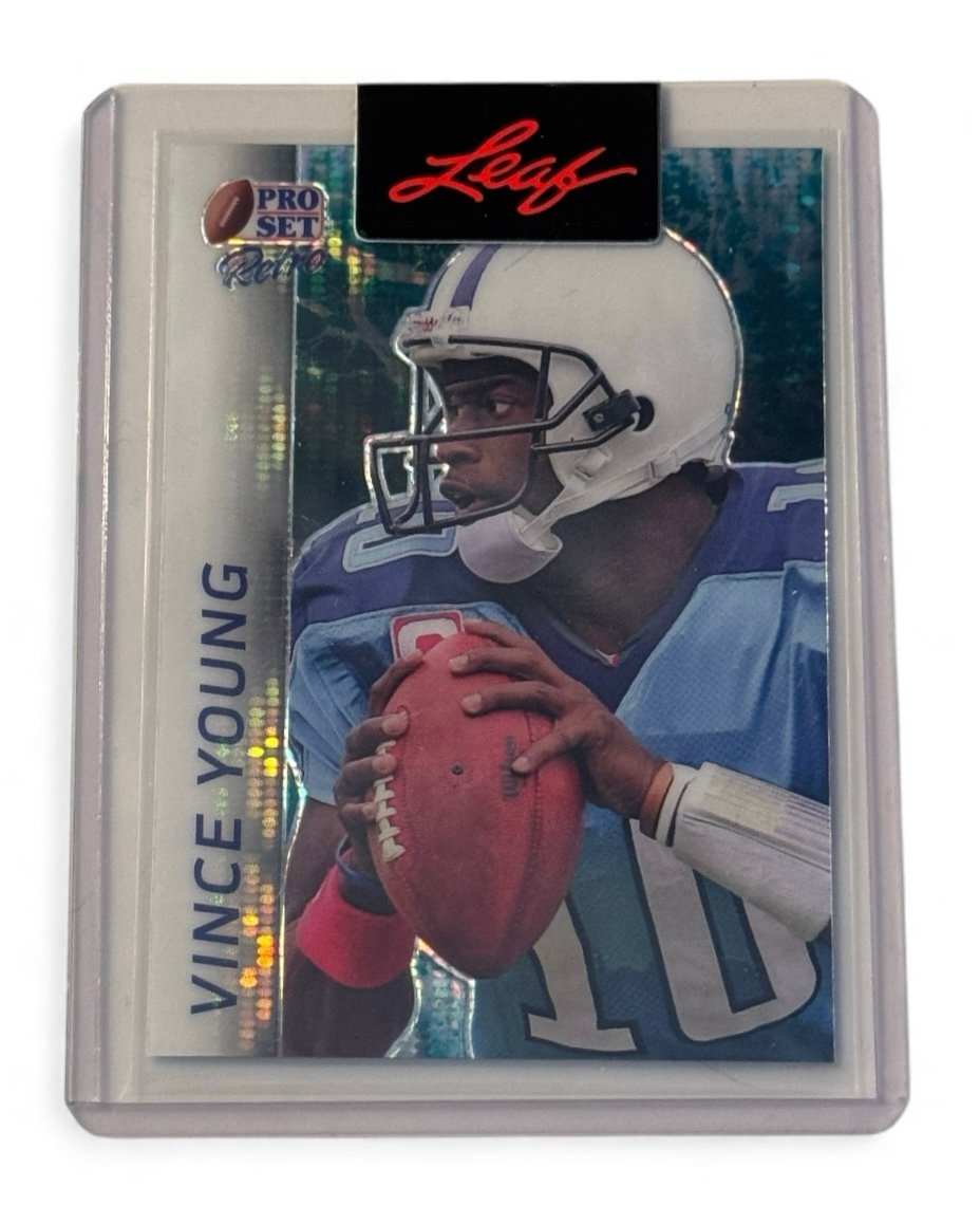 SEALED Vince Young 1/1 Leaf Pro SEALED Vince Young 1/1 Leaf Pro Set Metal Pre-Production Proof NFL Titans Rare