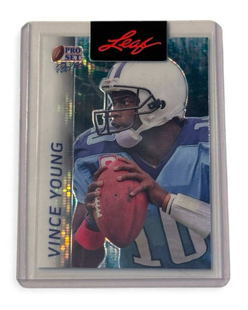 Vince Young 1/1 Leaf Pro Set Metal Pre-Production Proof NFL Titans football card sealed