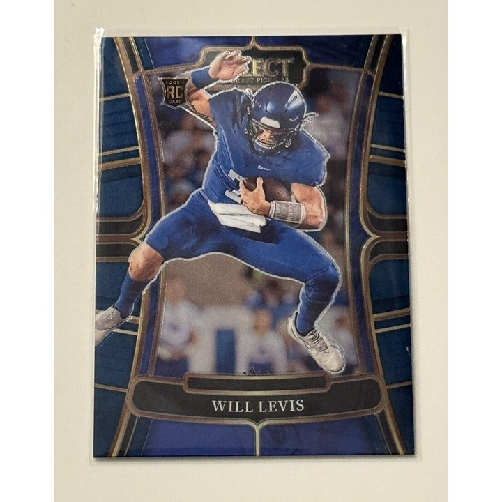 Will Levis RC - 2023 Panini Select Draft Picks - Concourse Blue #3 - NFL Titans*