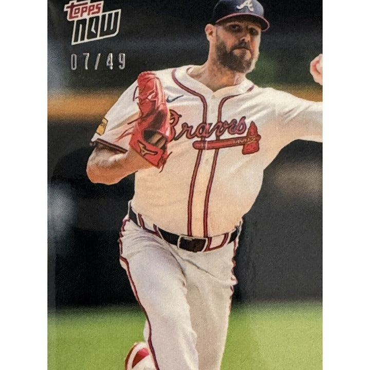 7/49* Chris Sale TOP 50 IN ALL-TIME Ks - MLB Braves 2024 Topps Now 663 CY Young?