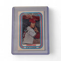 1976 Xograph 3-D Super Stars Ted Simmons St. Louis Cardinals catcher baseball card in protective sleeve