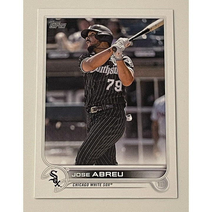 2022 Topps Jose Abreu baseball card Chicago White Sox MLB trading card