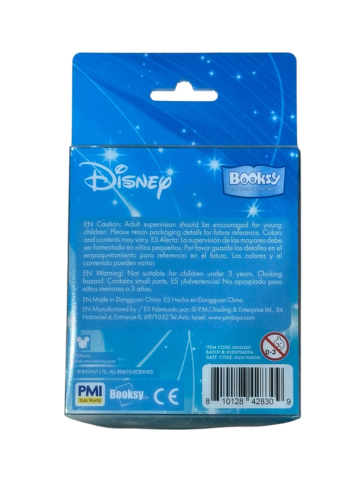 Disney Fun Stitch Booksy Tiny Book Collectible Figure in factory sealed packaging