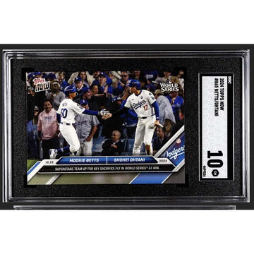 2024 Topps Now Shohei Ohtani Mookie Betts MLB World Series graded baseball card SGC 10