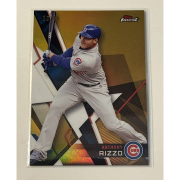 13/50* Anthony Rizzo 2018 Topps Finest Chrome Refractor* MLB Cubs/NY Yankees #37
