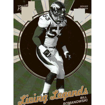 2023 Panini Prestige Living Legends Bill Romanowski NFL Denver Broncos Card LL-6