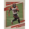 Joe Mixon 2021 Panini Donruss Football Card #212 Cincinnati Bengals NFL running back action shot