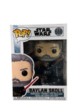 Baylan Skoll Funko Pop Star Wars Ahsoka vinyl bobble head #688 in sealed box with red lightsaber