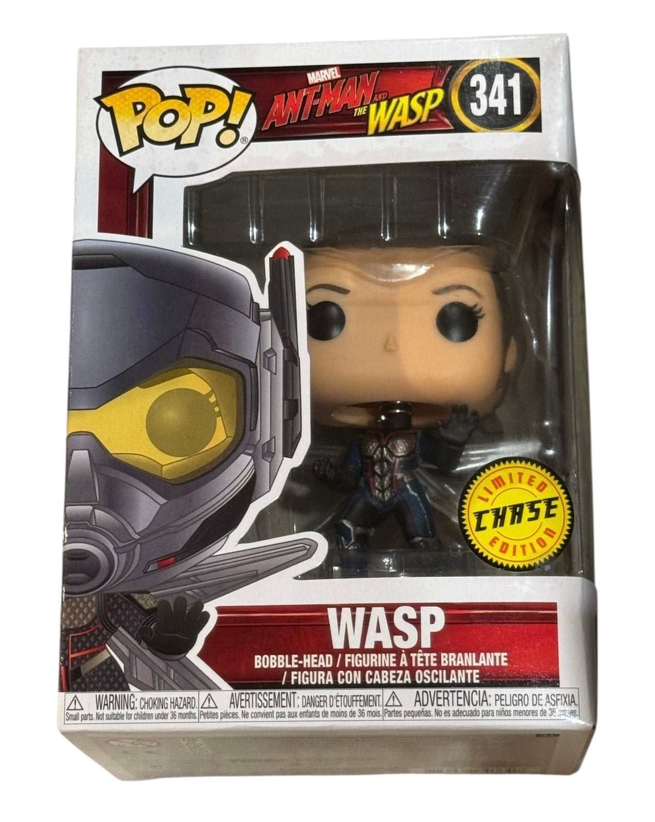 Funko Pop Marvel Antman and The Wasp Wasp Limited Edition Chase vinyl figure in box