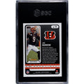 2022 Joe Burrow Cincinnati Bengals Panini Absolute Football trading card graded SGC 9