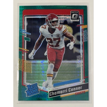 2023 Donruss Optic Chamarri Conner Rated Rookie* Holo Prizm Card #255 NFL Chiefs