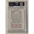 Mickey Mantle 1996 Topps Finest 1951 Refractor Reprint PSA 8 baseball card back view
