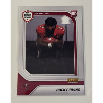 2024 Panini Instant Bucky Irving RC* RPS FIRST LOOK 1/619 NFL Bucs ROOKIE CARD 6