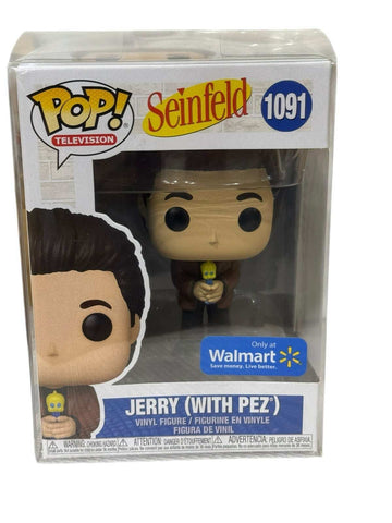 Seinfeld Jerry Funko Pop 1091 Walmart exclusive with Pez dispenser collectible figure