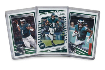 3 Cards 3 Stars Bundle Philadelphia Eagles NFL Jalen Hurts Saquon Barkley DeVonta Smith collectible cards