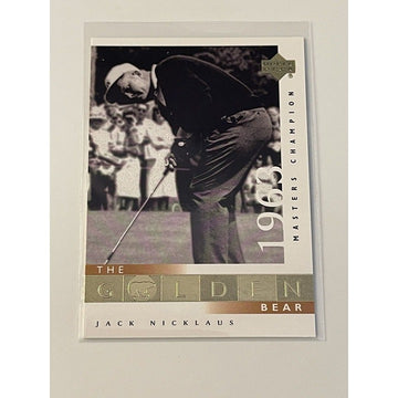 2001 Upper Deck Jack Nicklaus Card #107 PGA Tournament Champion Golf - The Bear*