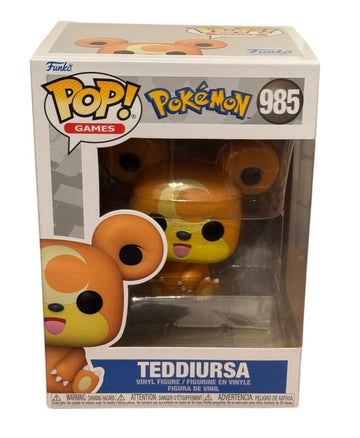 Teddiursa Funko Pop vinyl figure #985 in original Pokémon box