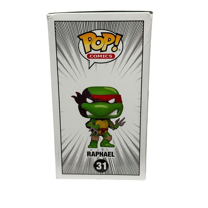 Funko Pop! Raphael Teenage Mutant Ninja Turtles vinyl figure in unopened box with minor wear