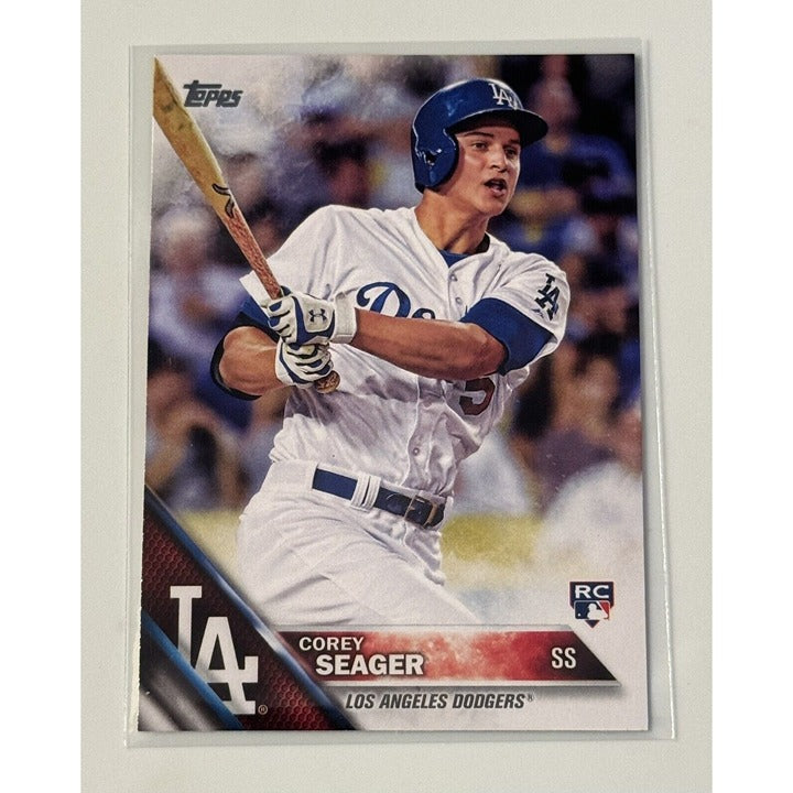 2016 Topps Series 1 Corey Seager RC* - MLB Los Angeles Dodgers Baseball Card #85