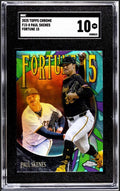 2025 TOPPS CHROME Paul Skenes Fortune 15 Pittsburgh Pirates baseball card SGC 10 grade