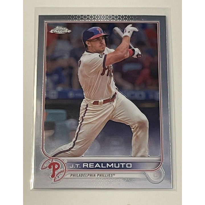 2022 Topps Chrome J.T. Realmuto  - MLB Philadelphia Phillies - Baseball Card #13