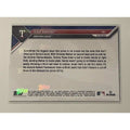 Texas Rangers 38/49 2023 MLB Topps Now baseball card featuring incredible throw home action
