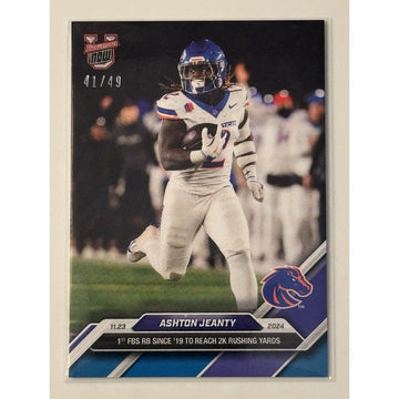 41/49* Ashton Jeanty RC 2024 Bowman U Now Football Card 48 Boise State - IN HAND