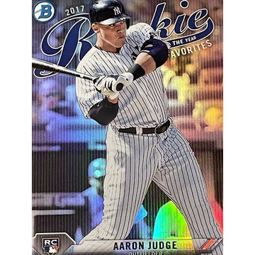 2017 Bowman Chrome Aaron Judge Rookie of the Year Favorites ROYF-9 Refractor NY*