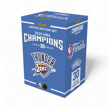LIMITED EDITION 30-card Oklahoma City Thunder 2025 NBA Champions box set