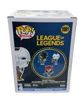 Jhin Funko Pop #1081 League of Legends vinyl figure with white mask and gold armor in mint box