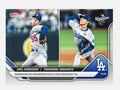 2025 Topps Now Dodgers Orel Hershiser and Yoshinobu Yamamoto postseason baseball card