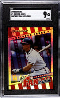 1998 Donruss Chipper Jones Fantasy Team MLB Atlanta Braves card 1839/2000 SGC 9 slabbed collectible