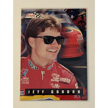 1995 Classic Finish Line Jeff Gordon 95 Silver Card 105 Dupont #24 - Winston Cup