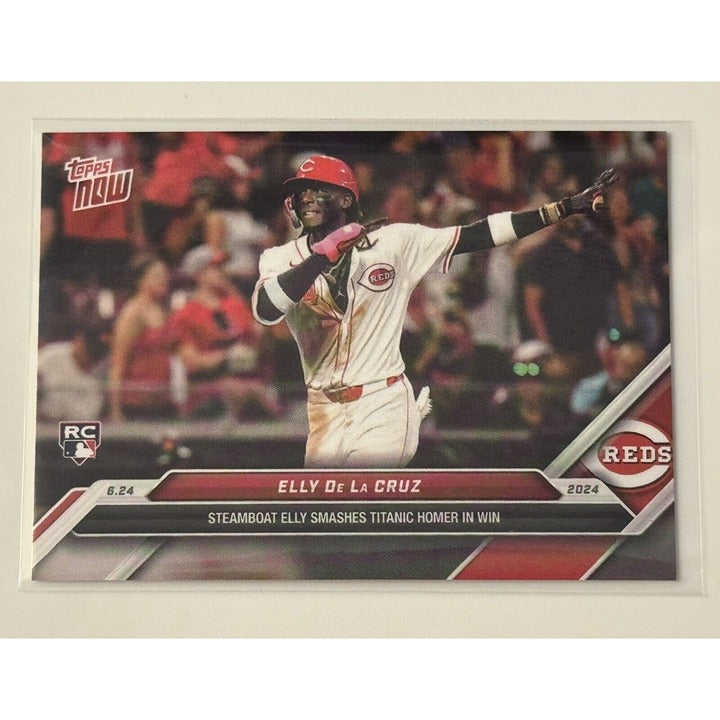 2024 Topps Now Elly De La Cruz RC MLB Cincinnati Reds Rookie Card #340 - IN HAND