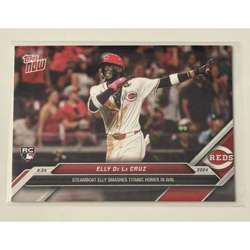 2024 Topps Now Elly De La Cruz RC MLB Cincinnati Reds Rookie Card #340 - IN HAND