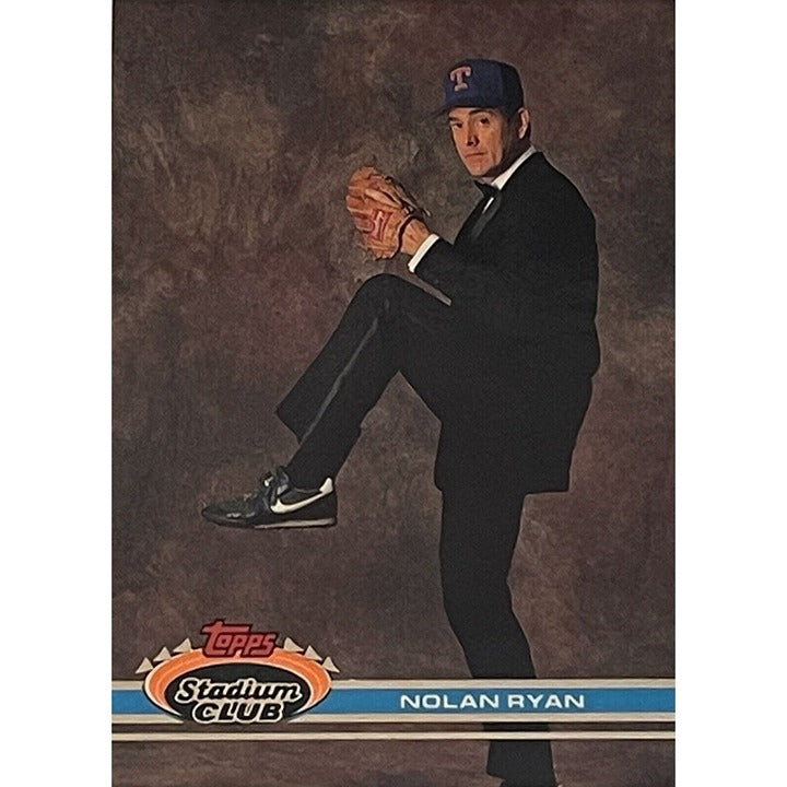 1991 Topps Stadium Club Nolan Ryan* -MLB HOF - Texas Rangers Baseball Card #200*
