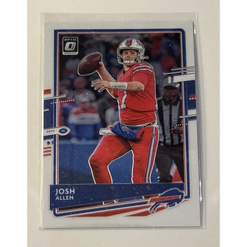 2020 Donruss Optic Red Jersey Josh Allen NFL AFC Buffalo Bills Football Card #14
