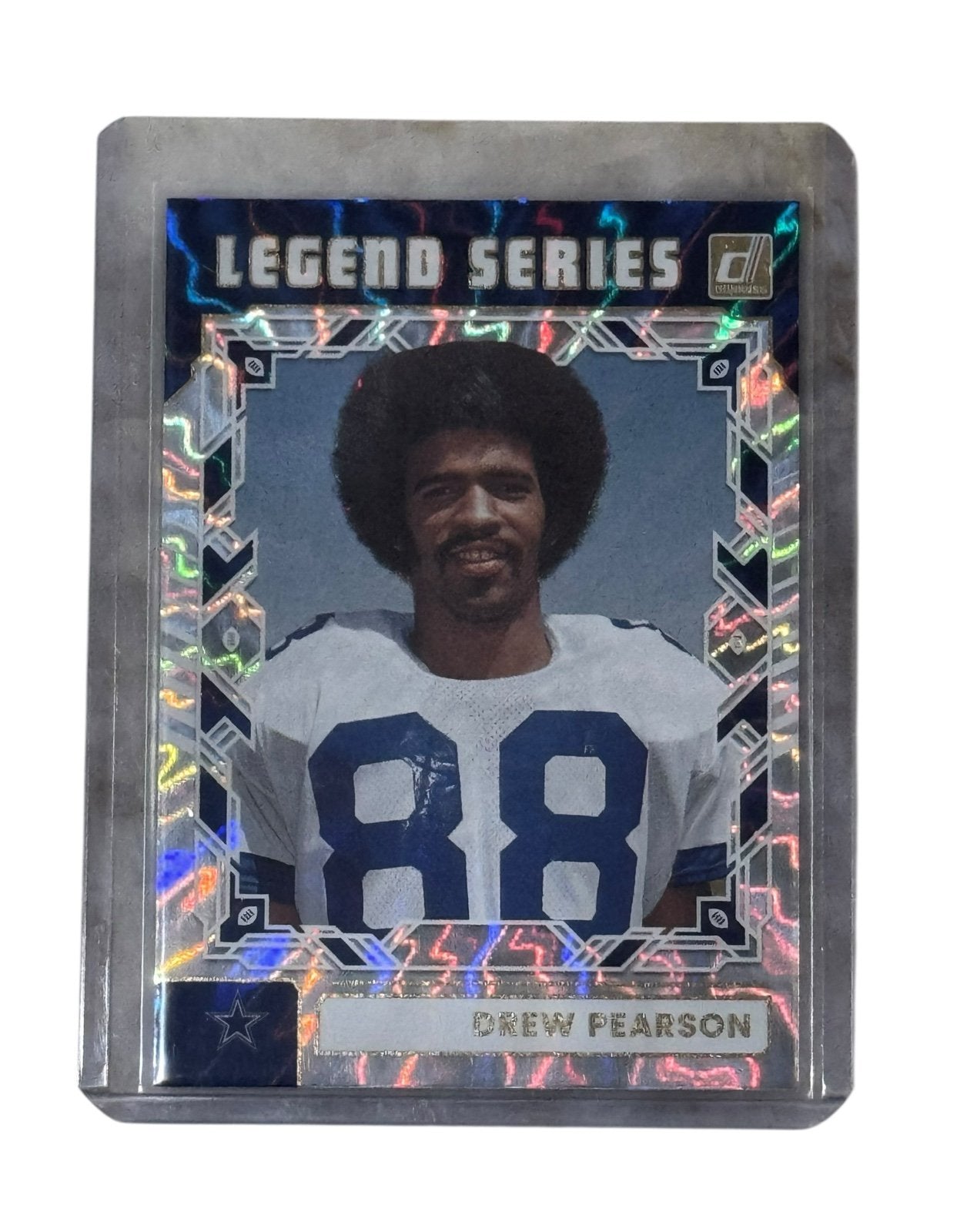Drew Pearson Legend Series Donruss Cowboys holo NFL football card in protective holder