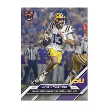 Garrett Nussmeier RC LSU Tigers 2024 Bowman U Now Football Rookie Card 27 READY!