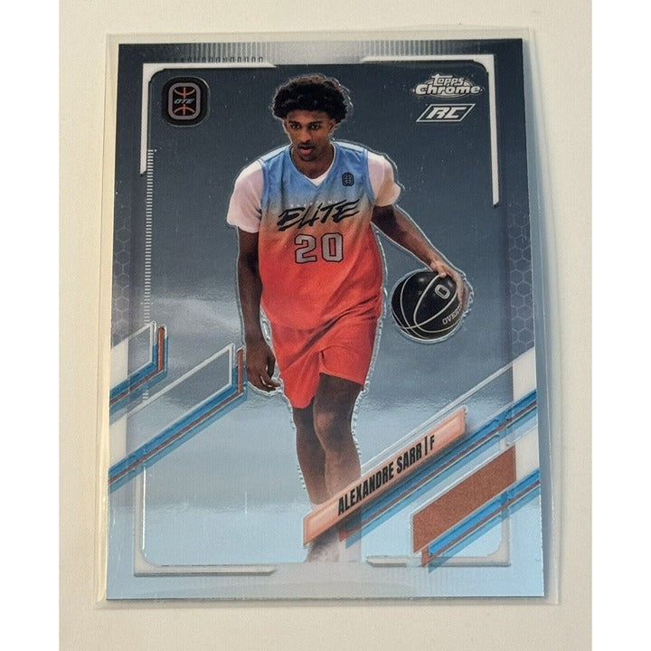 2021/22 Topps Chrome Overtime Elite League Alexandre Sarr RC* OTE #92 - 2024 NBA