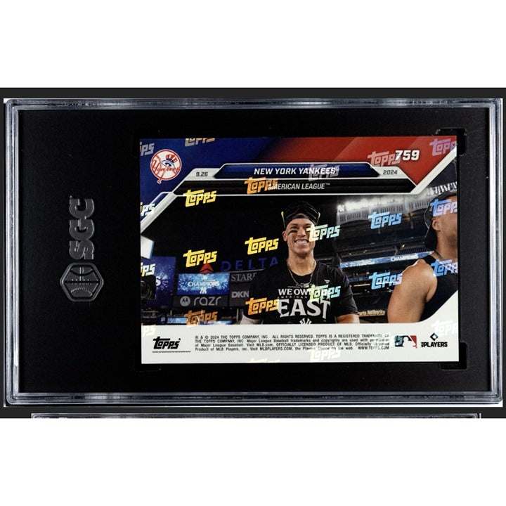 2024 Topps Now Aaron Judge New York Yankees ALDS limited edition MLB trading card SGC 10