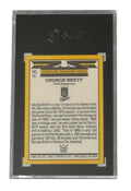 1987 Donruss Diamond Kings George Brett #15 baseball card SGC 8.5 Royals vintage collectible