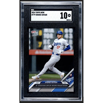 Shohei Ohtani 2024 Topps NOW #779 LA Dodgers Gem Mint 59th stolen base graded card