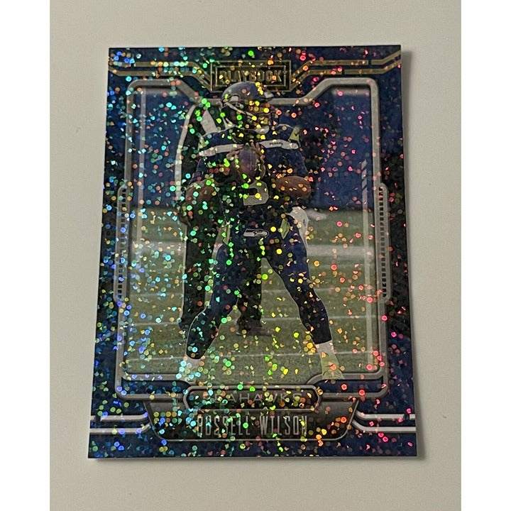 2021 Panini Playbook Russell Wilson Seahawks Broncos SPARKLE NFL trading card
