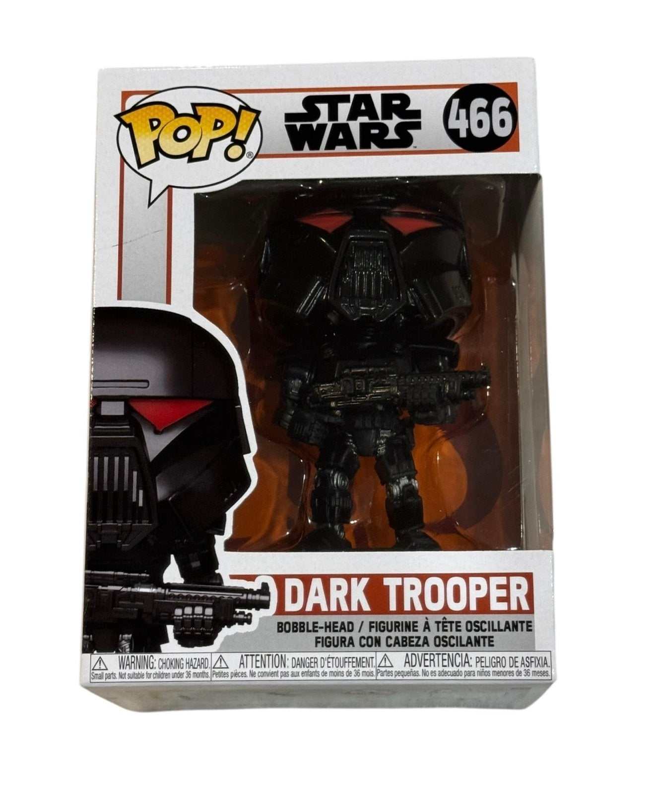 Funko Pop Star Wars Dark Trooper #466 bobble-head in sealed box