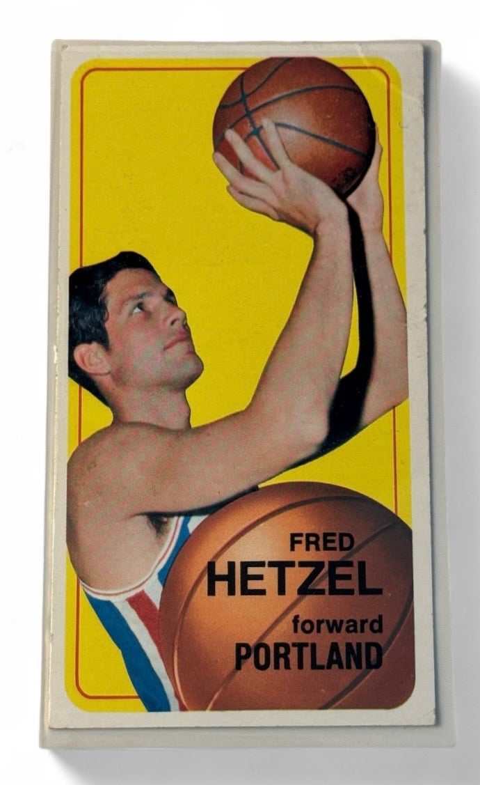 Fred Hetzel Tallboy Topps 1970-71 Topps Fred Hetzel Tallboy Vintage Basketball Card 79 NBA Trailblazers