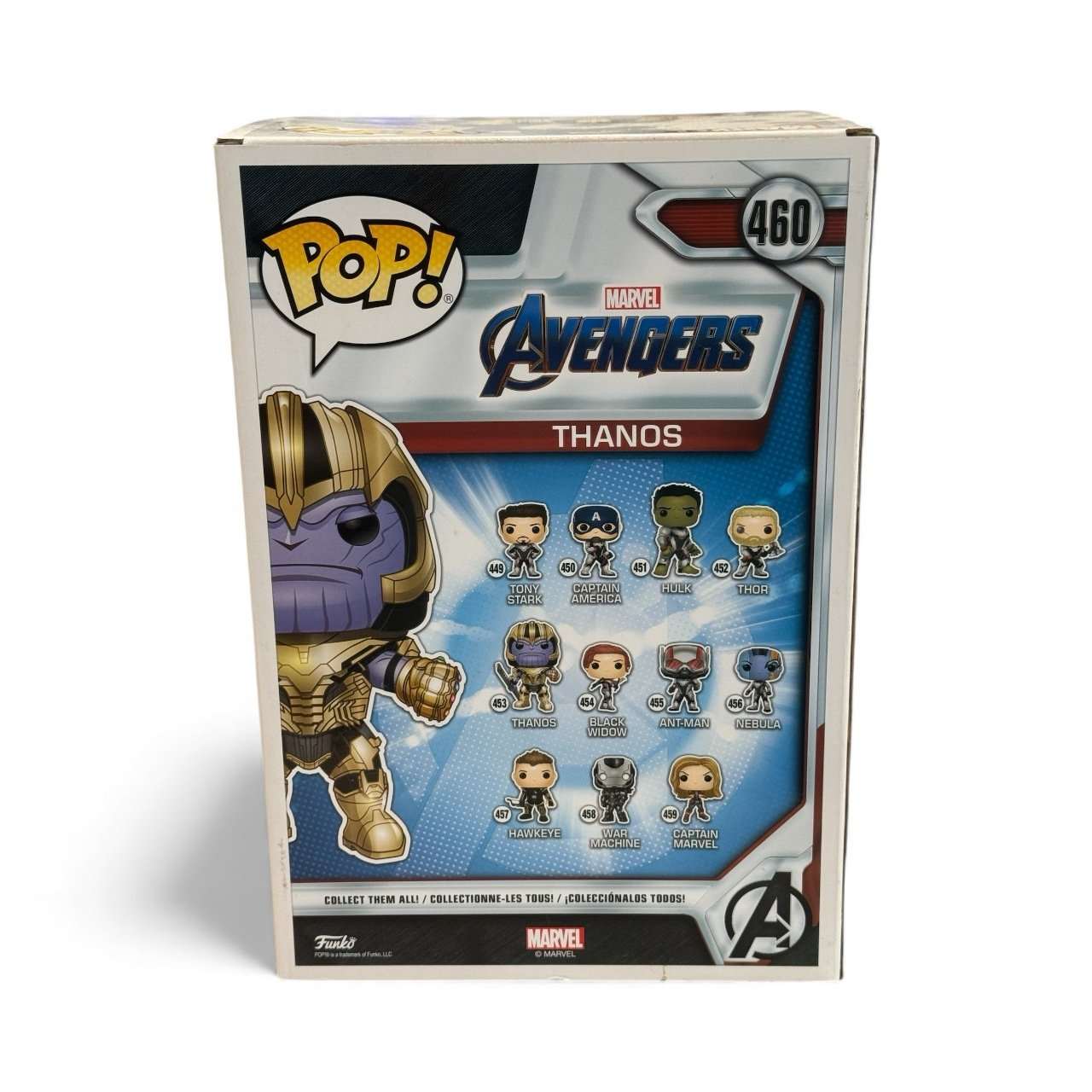 Sealed Target Exclusive Funko Pop Thanos Avengers Endgame #460 collectible figure in box